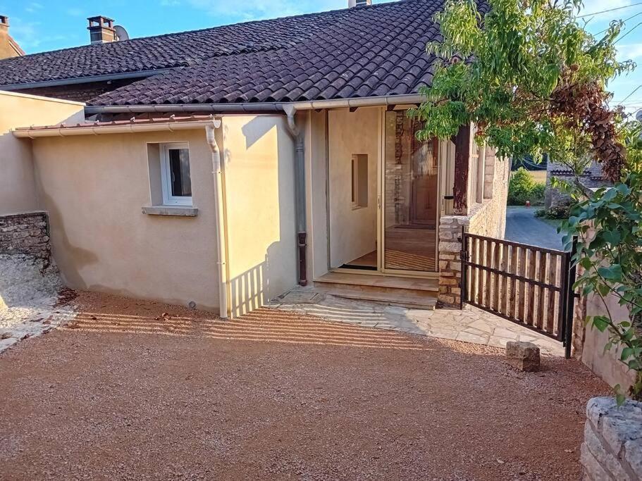 Petite Maison En Pierre Au Calme Avec Exterieur Montbellet Exterior photo